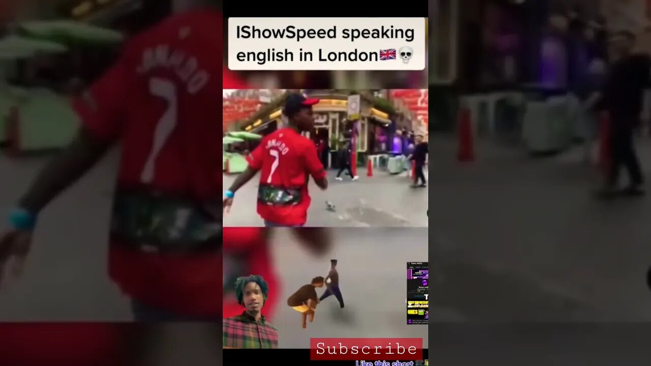 #ishowspeed in London got me ✊🏾🙂success is in our DNA 🧬 #shorts