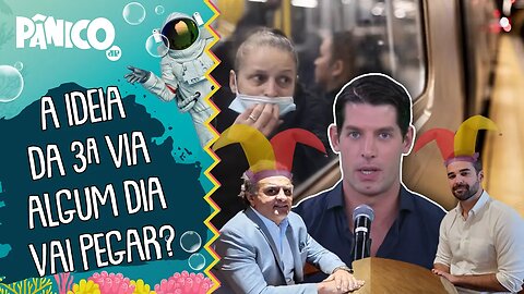 AÉCIO E EDUARDO LEITE COLOCAM CHAPÉU DE BOBO ENQUANTO EUA TIRAM AS MÁSCARAS NO METRÔ?