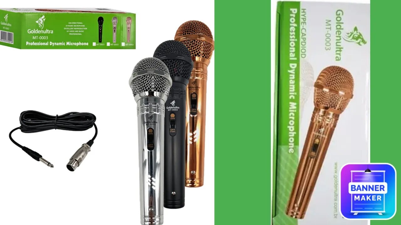 Review Microfone Golden Ultra MT0003