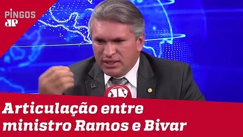 Liderança do PSL: Deputado Julian Lemos confirma articulação entre ministro Ramos e Bivar