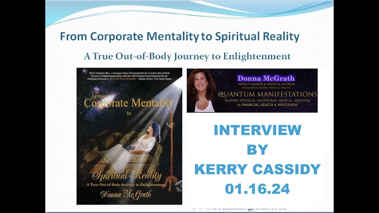 DONNA MCGRATH: HEALER: SEAN DAVID MORTON HEALING AND WALK THE WALK