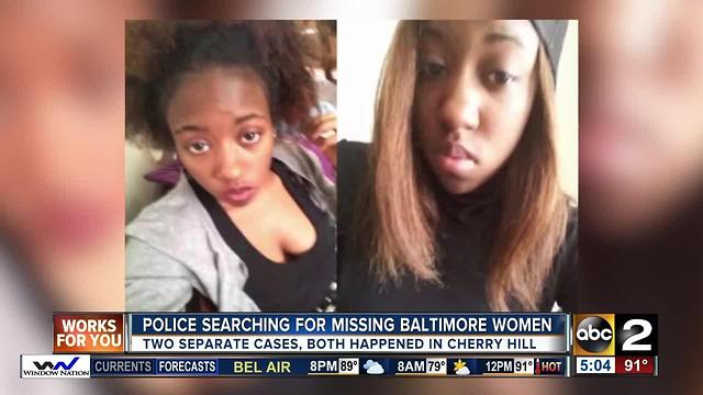 Still no answers in cases of three missing women in Baltimore