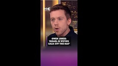 British columnist Owen Jones: ‘Israel is wiping Gaza off the map’