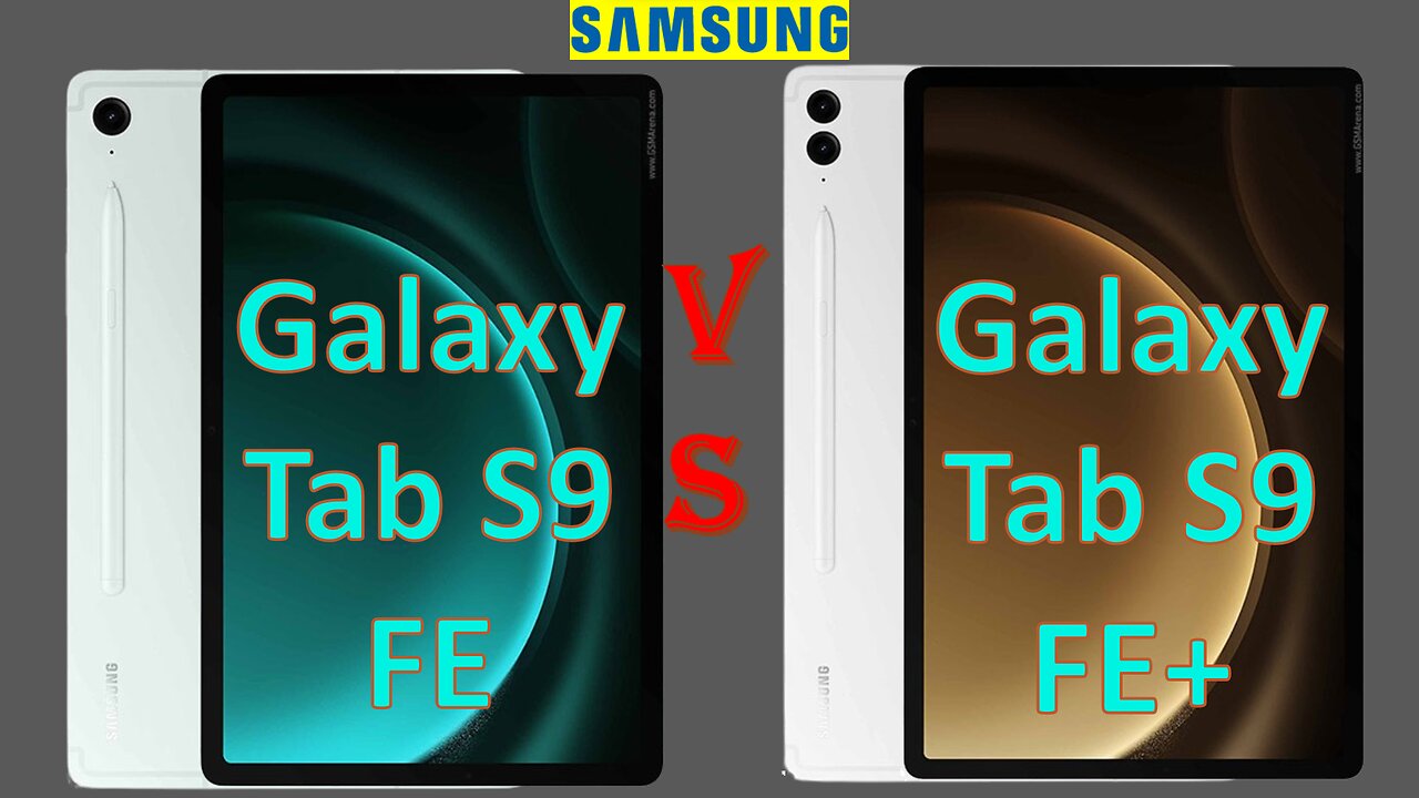 Samsung Galaxy Tab S9 FE VS Galaxy Tab S9 FE + | Full Comparison | @technoideas360