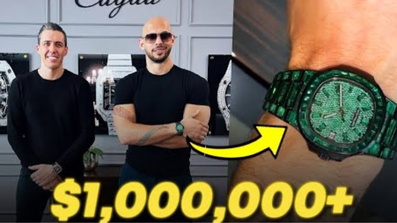 Andrew Tate Collects INSANE $1,200,000 Rare Watch