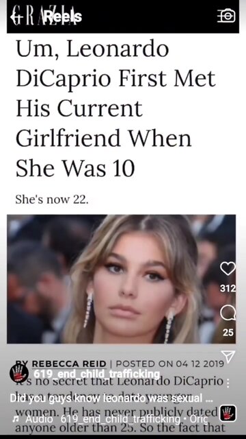 Leonardo DiCaprio another pedo?