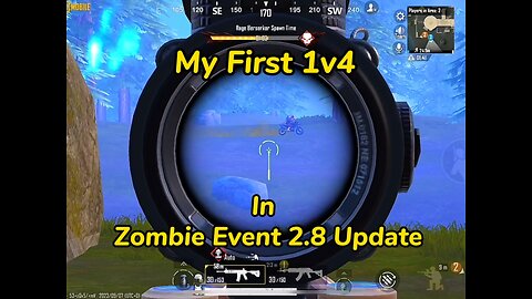 Pubg Mobile 2.8 Update | My First 1v4 in Zombie Event | Pubg Mobile