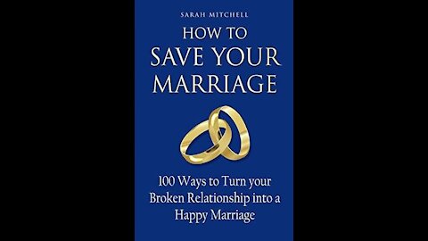 How to save your Marriage