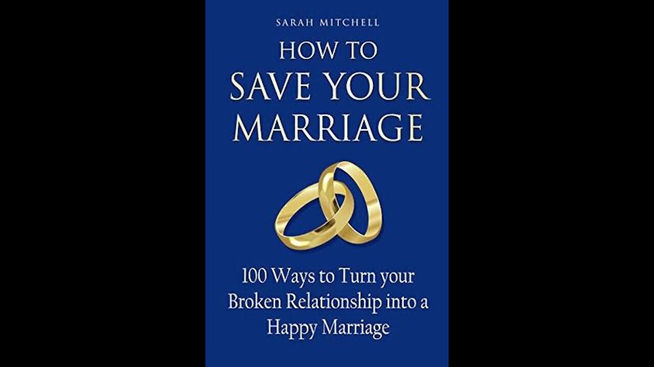 How to save your Marriage