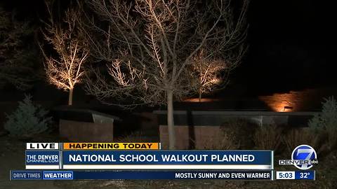 National Student Walk Out planned today