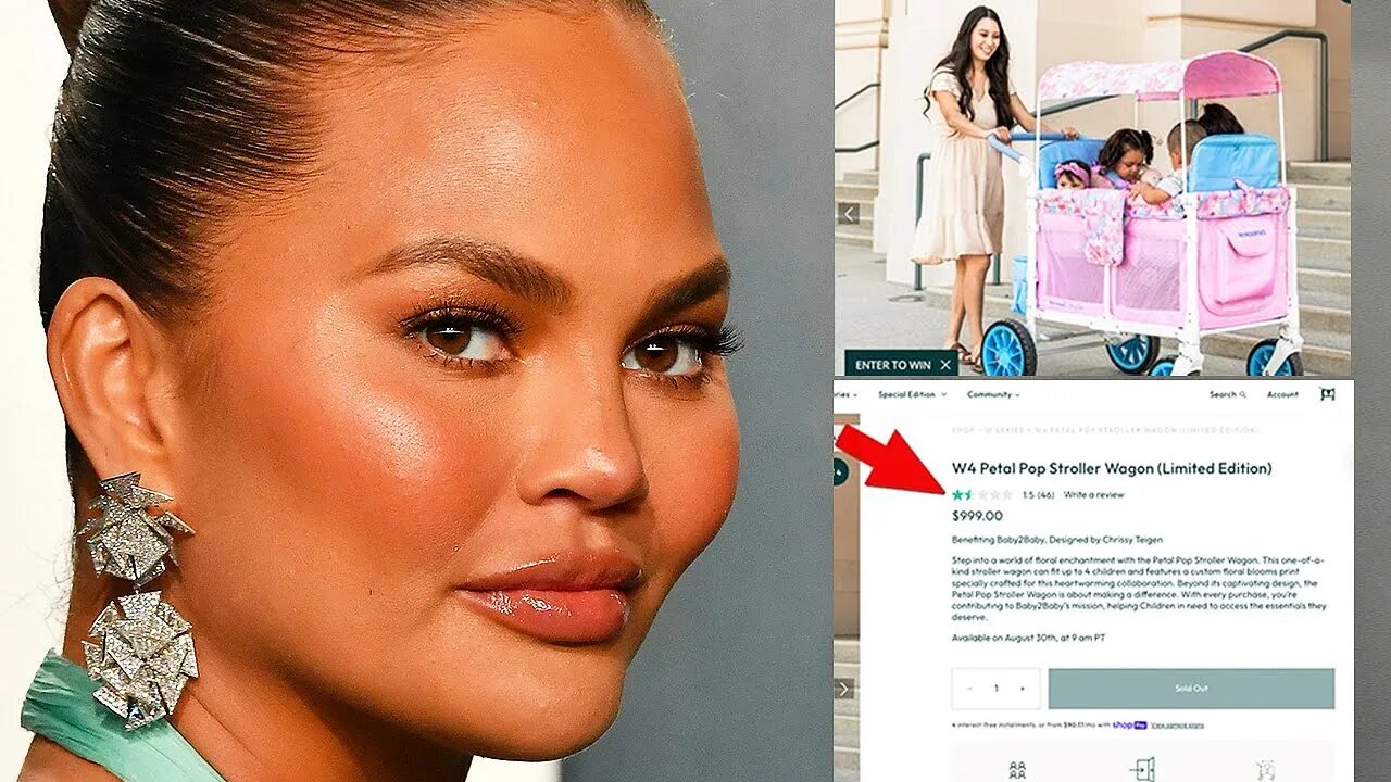 Chrissy Teigen SLAMMED on new wagon collab!