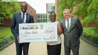 Detroit Educator wins $10,000 prize and is named 2021 educator of the year