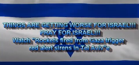 THINGS ARE GETTING WORSE FOR ISRAEL- URGENT