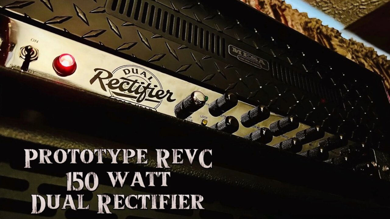 The Anomaly - Mesa Boogie Prototype 150 watt RevC Dual Rectifier