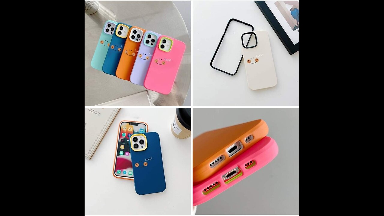 For iPhone 14 Smile Face PC Hybrid TPU Phone Case