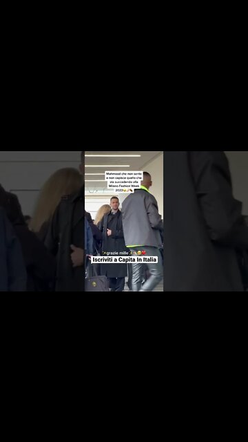 Mahmood alla Milano Fashion Week 2022 🤣