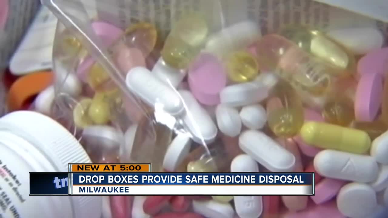 Drop boxes provide safe medicine disposal