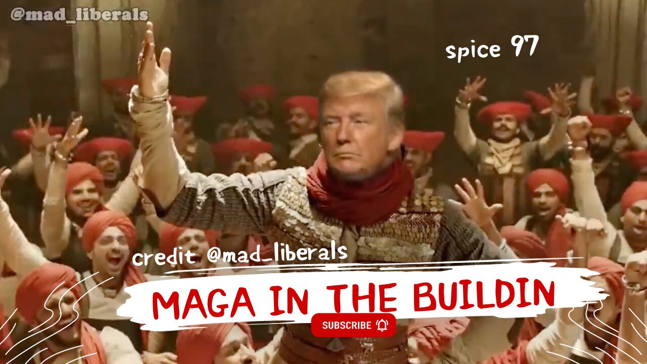 Donald Trump's first day as speaker. HOUSE OF MAGA.