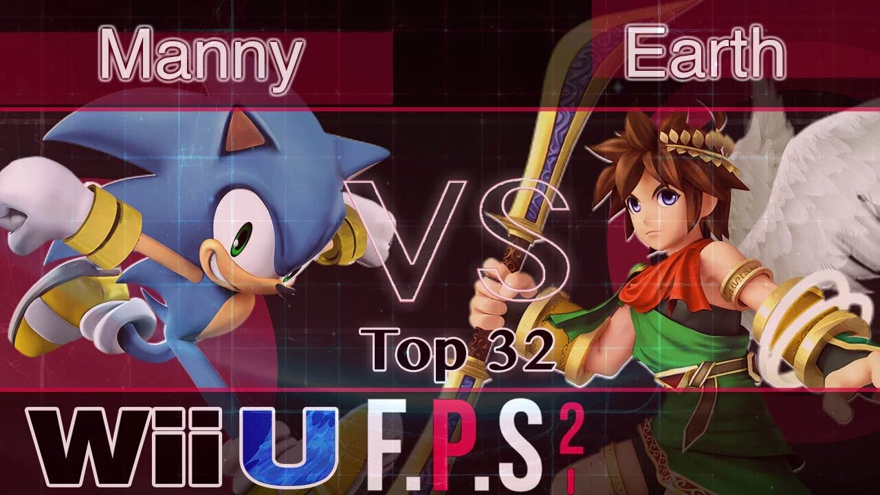 Noble|Manny (Sonic) vs. Earth (Pit & Corrin) - Wii U Top 32 - FPS2