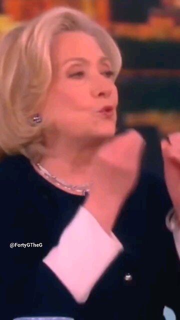 Hillary Clinton is scared!