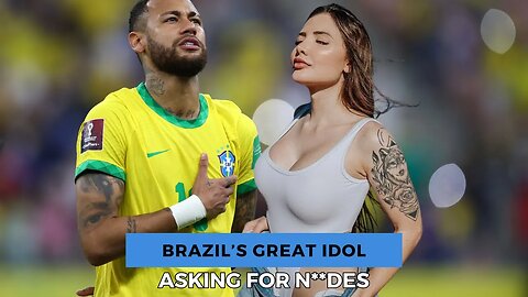 Brazil’s Great Idol Asking For N**ude #neymar #alinefarias