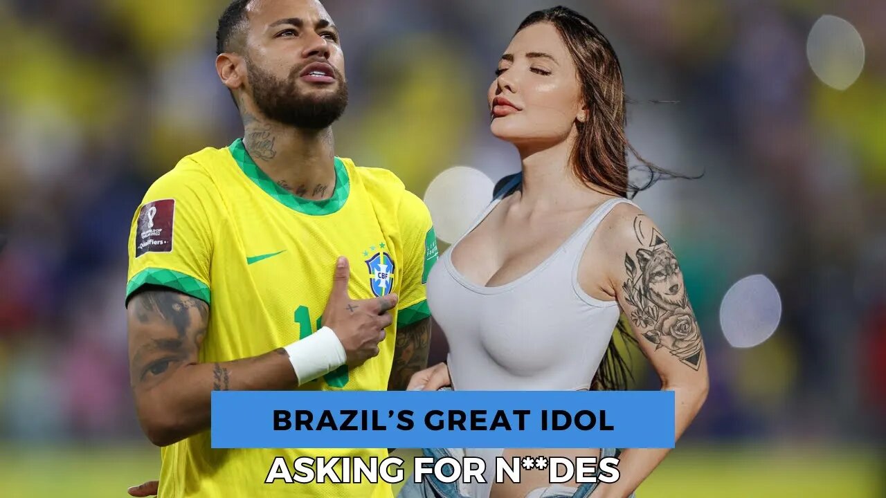 Brazil’s Great Idol Asking For N**ude #neymar #alinefarias