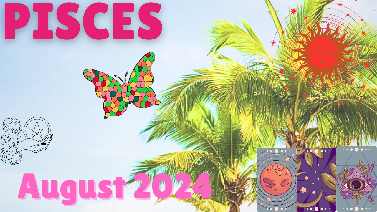 🍀PISCES, A CONFLICT FROM THE PAST CONTINUES TO EFFECT YOU. RELEASE. August 2024 Tarot Reading