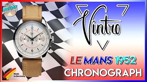 New German Microbrand! | Vintro Le Mans 1952 Automatic Chronograph Unbox & Review