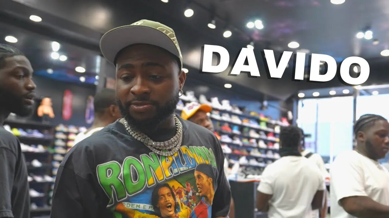 Davido Goes Shopping For Sneakers with CoolKicks