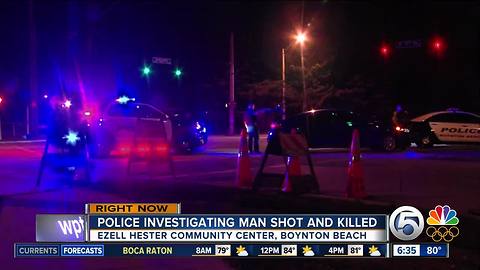 Homicide investigated in Boynton Beach near Ezell Hester Community Center