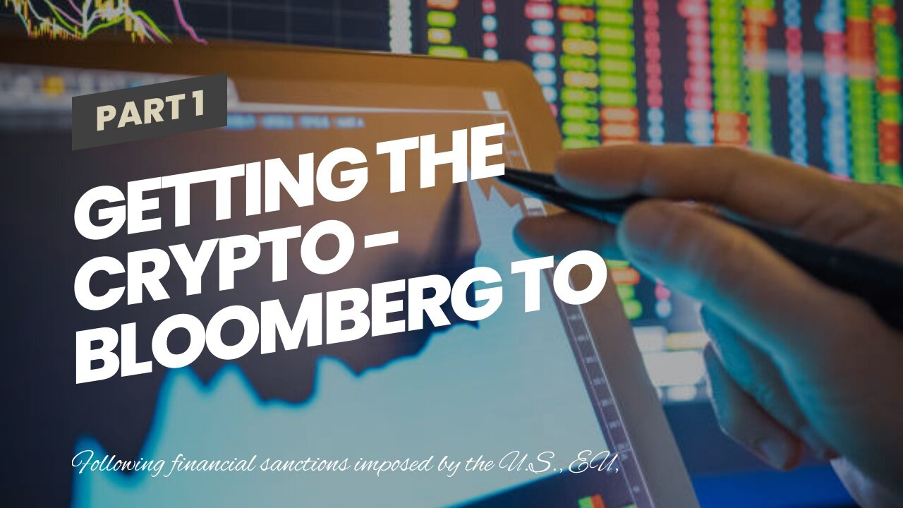 Getting The Crypto - Bloomberg To Work