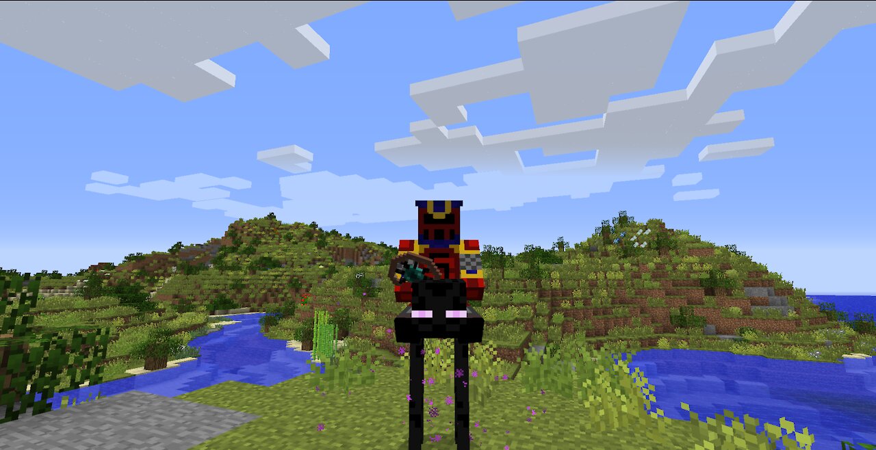 Minecraft: Endermen bike!!!