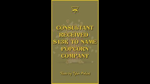 #ORVILLEREDENBACHER PAID CONSULTANT 13K FOR NAME CHANGE - #FactsbyTylerPolani