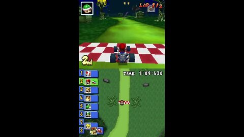 Mario Kart DS - Luigi's Mansion Gameplay