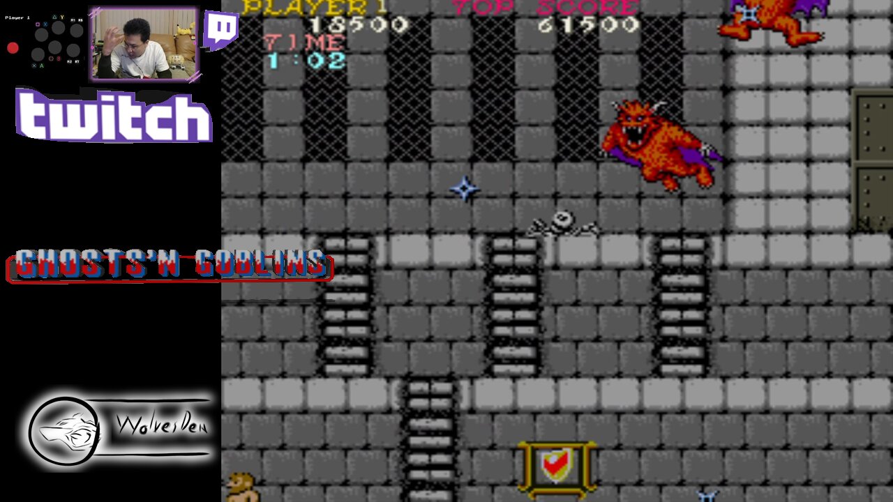 (MAME) Ghost 'N Goblins - 02 - Let's fix up this rip run... (non legit playthrough) (cheats enabled)