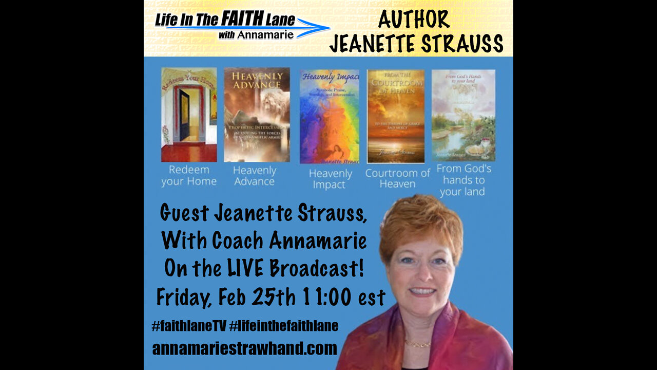 SPECIAL REPLAY: PRAYERS AND PETITIONS IN THE COURTS OF HEAVEN - WITH JEANETTE STRAUSS