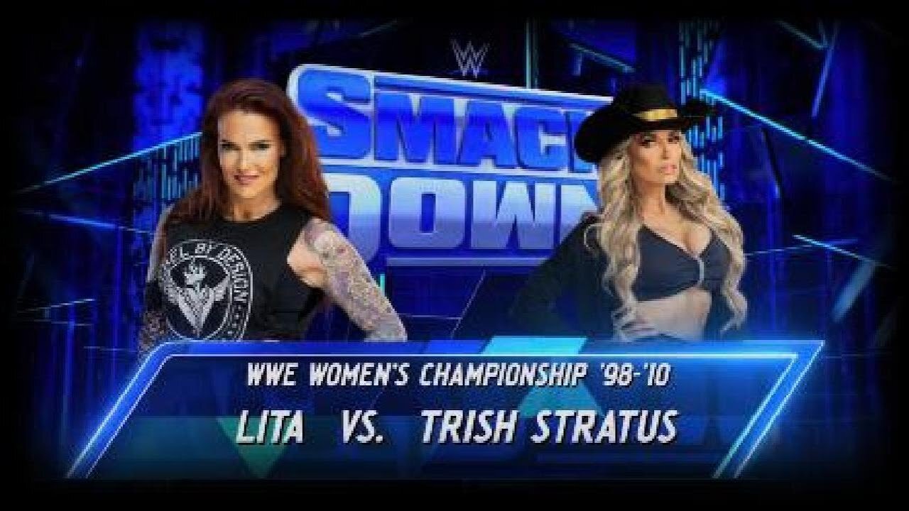 WWE Smackdown: Lita Vs Trish Stratus | Women's Championship Match