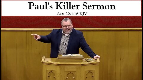 Paul's Killer Sermon