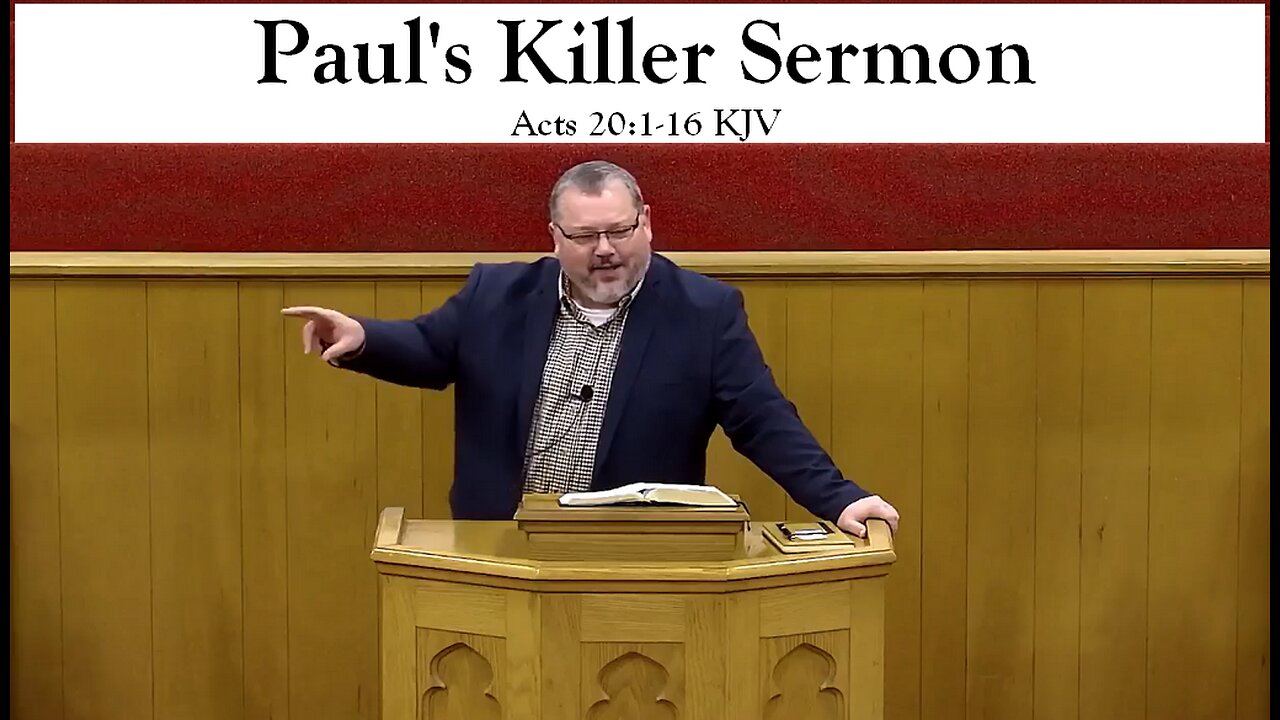 Paul's Killer Sermon