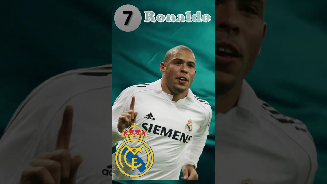 TOP 10 MAIORES BRASILEIROS DA HISTÓRIA DO REAL MADRID #shorts