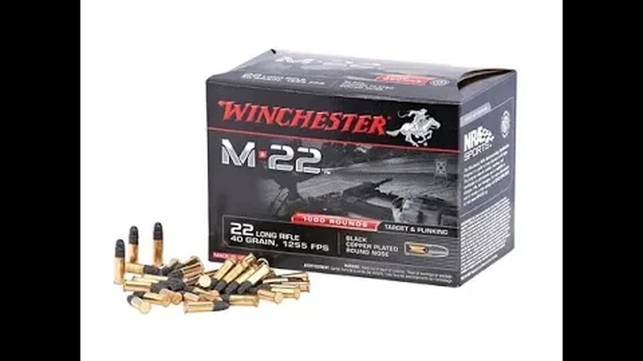 Velocity test: Winchester M-22 22LR 8.5" Barrel