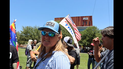 MAAP Media Filming The Freedom Rally in Phoenix.