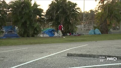 Hope in the midst of homeless at Lions Park