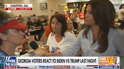 VA VOTERS REACT TO BIDEN VS TRUMP LAST NIGHT GA VOTERS REACT TO BIDEN’S SHAKY PERFORMANCE