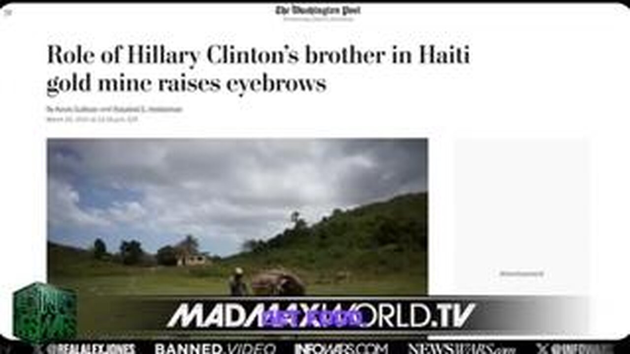 HILLARY CLINTONS BROTHER involved with GOLD PROJECT in HAITI ðŸ‡ðŸ‡¹
