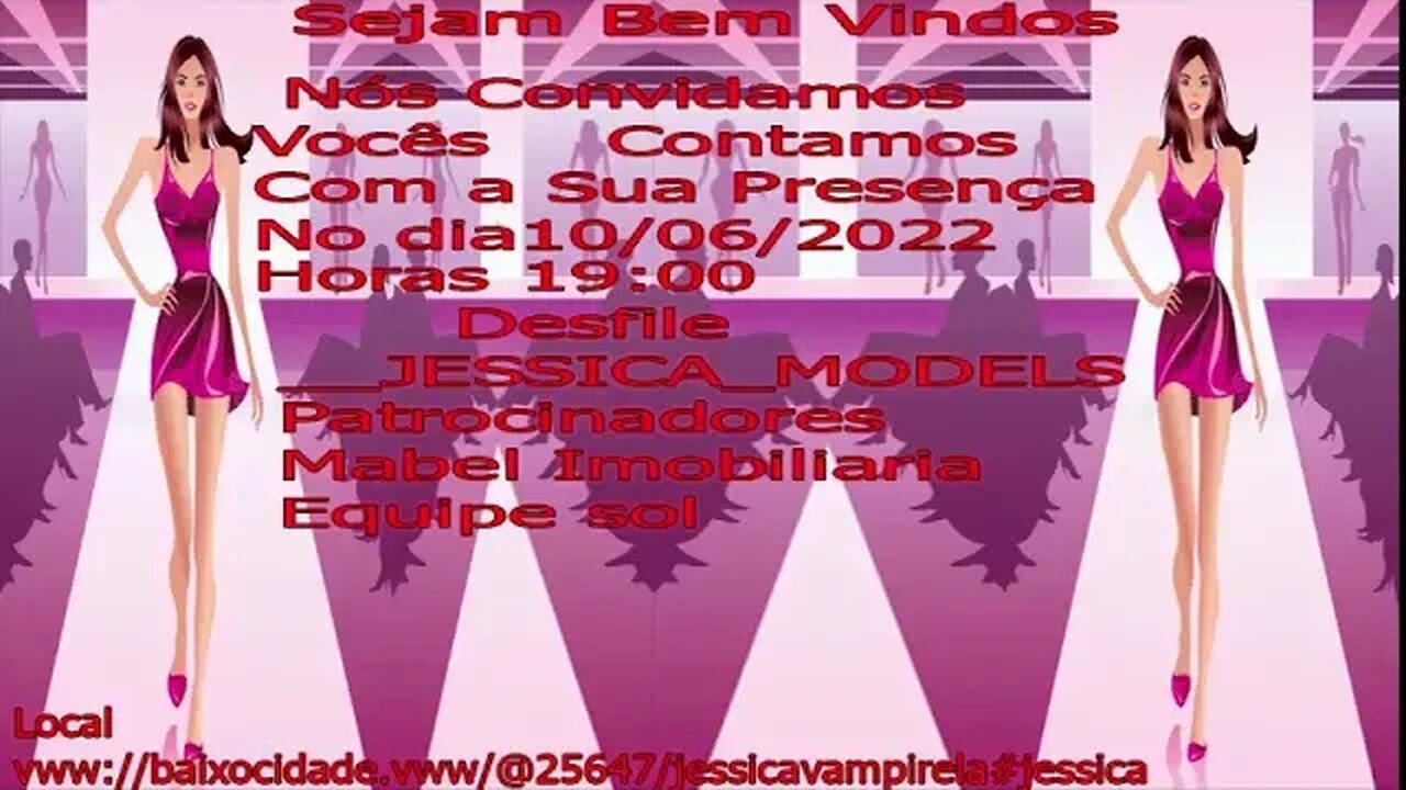 Convite Desfile __JESSICA_MODELS