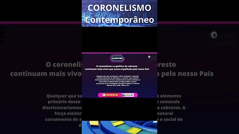 Coronelismo contemporâneo