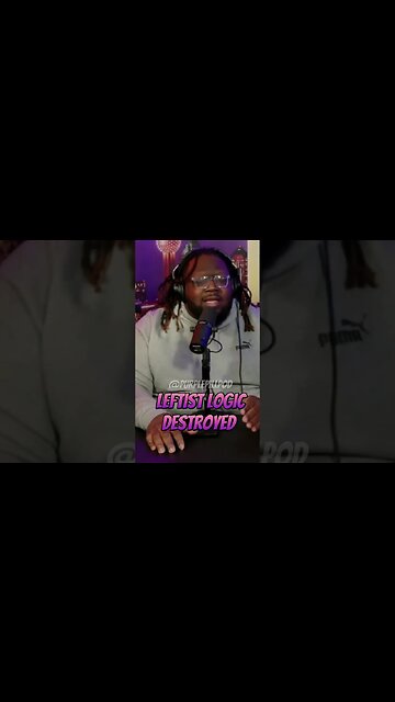 Leftist logic destroyed @blackmanunfilterednetwork #purplepillpod #purplepill #redpill #dating