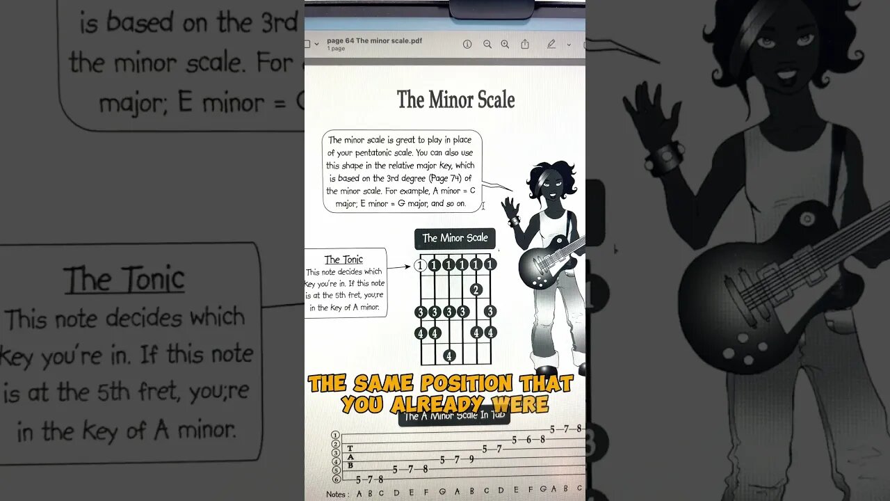 A few ways to break out of the pentatonic scale box #shorts