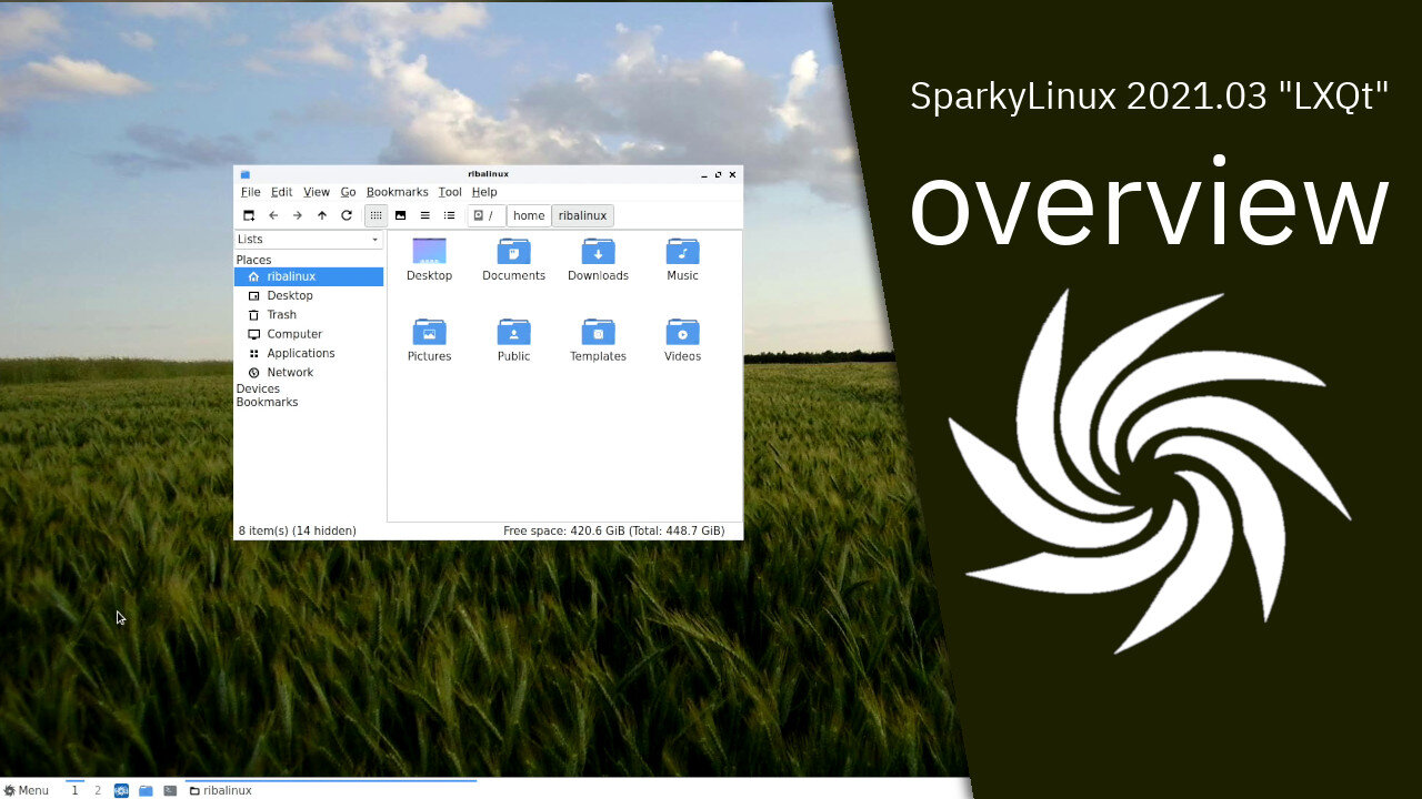 SparkyLinux 2021.03 "LXQt" overview | powered by debian